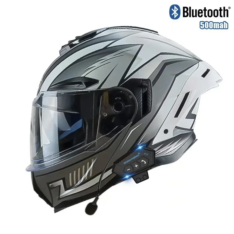 Mũ bảo hiểm xe máy có kính lật - đánh giá và giá Full Face Motorcycle Helmet With Bluetooth
