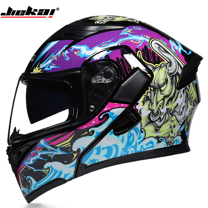 W Bluetooth Anti-fog Double Le - đánh giá và giá Full Face Motorcycle Helmet With Bluetooth