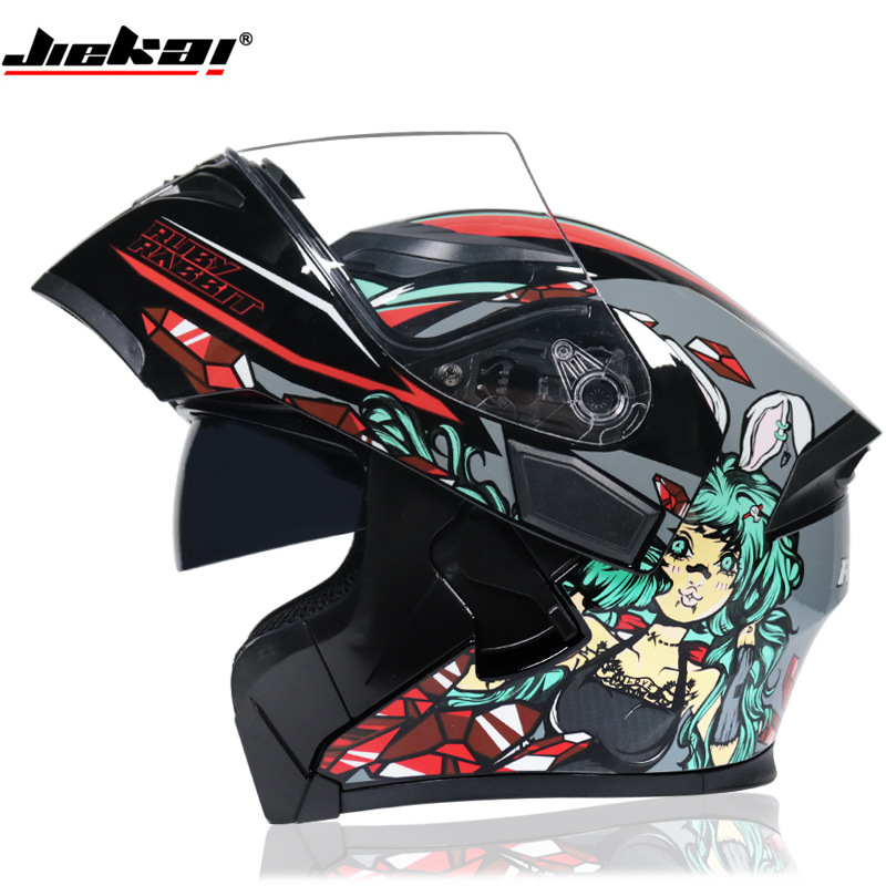 W Bluetooth Anti-fog Double Le - đánh giá và giá Full Face Motorcycle Helmet With Bluetooth