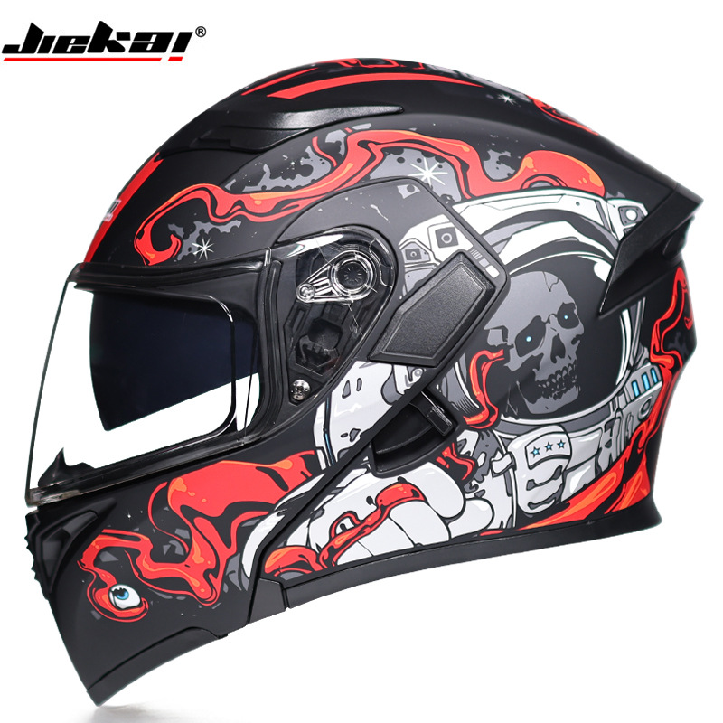 W Bluetooth Anti-fog Double Le - đánh giá và giá Full Face Motorcycle Helmet With Bluetooth