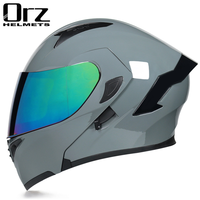 DOT Approved Safety Modular Fl - đánh giá và giá Dual Visor Motorcycle Racing Helmet