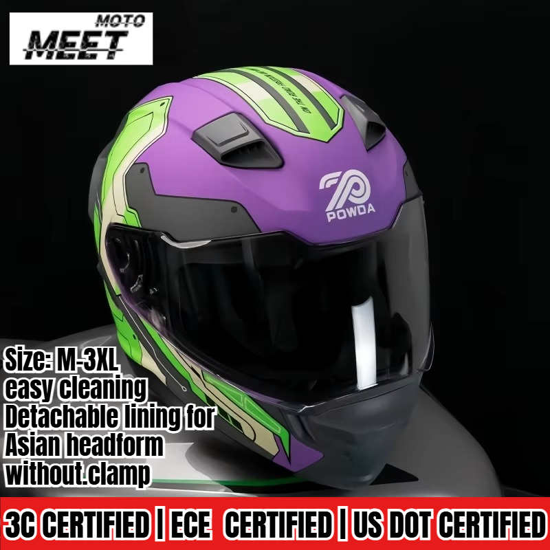 Unisex Full Face Motorcycle He - đánh giá và giá Dual Visor Motorcycle Racing Helmet