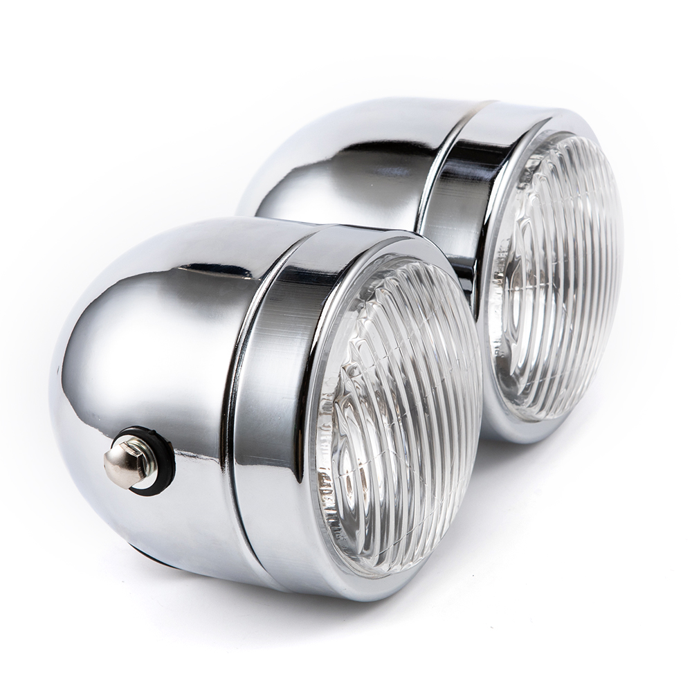 Universal H4 Twin Headlight Mo - đánh giá và giá Universal Motorcycle Led Headlight Projector
